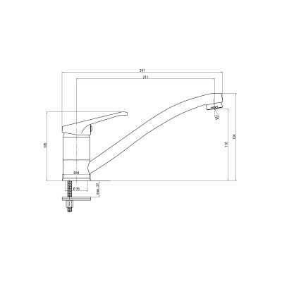 Мойка кухонная Deante Doppio, сталева мийка ZEN_0113 + змішувач BYU_060M, сатін (ZENA0113) Вінниця - фото 7