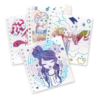 Набор для творчества Nebulous Stars Скетчбук Фантазийное искусство из фольги (11025) Винница - изображение 7