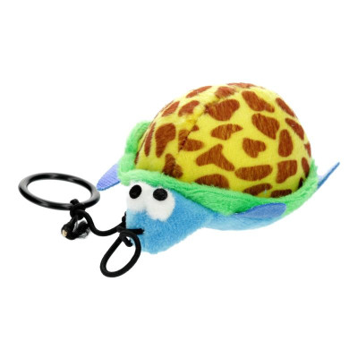 Игрушка для кошек Hippie Pet Черепашка з мотузкою синя 10 см (HIPCT2304010) Винница - изображение 1