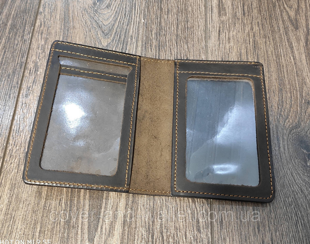 Обкладинка з натуральної шкіри на авто документи та техпасорт ручної роботи Київ - фото 3