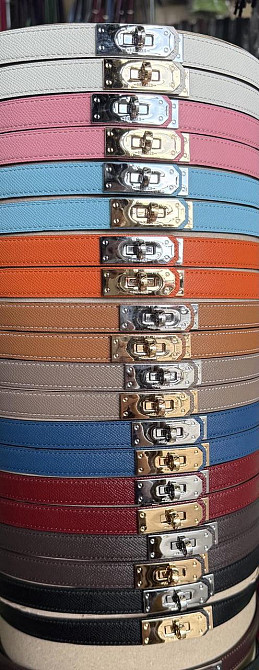Жіночий ремінь HERMES Kelly натуральна шкіра. Різні кольори Київ - фото 1