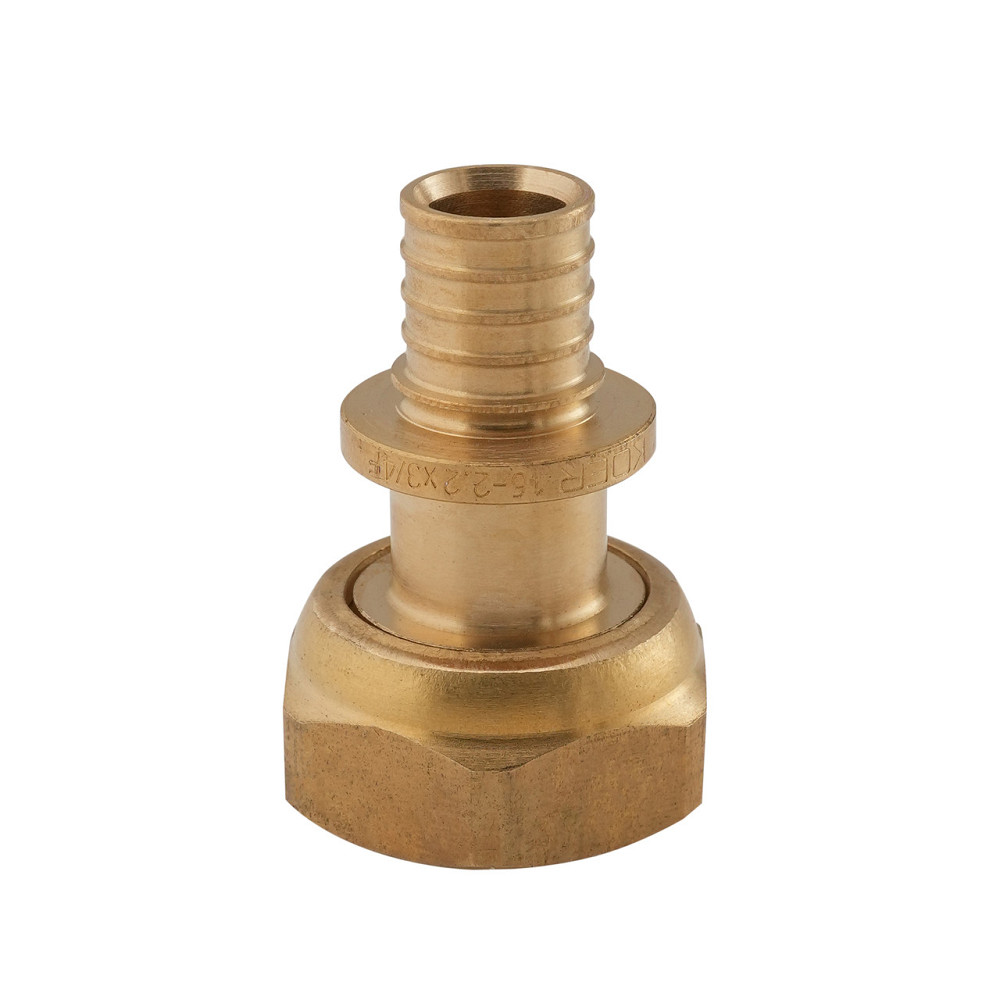 Перехідник з накидною гайкою під плоске ущільнення Koer KA.A08F-16S - 16(2.2mm) x 3/4"F (KR4866) Київ - фото 4