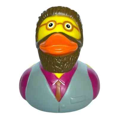 Іграшка для ванної Funny Ducks Качка Хіпстер (1328) Вінниця