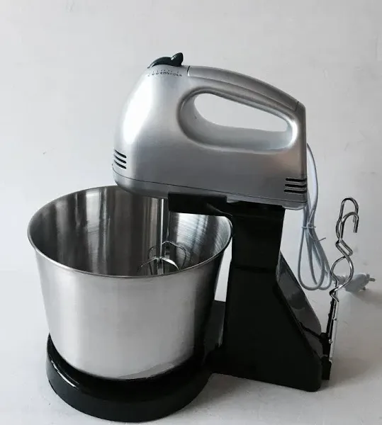 EB-63362 Міксер Кухонний Ручний З Чашею 3л 200 Втя. 4 насадки для збивання та замісу тесту PD Одеса - фото 3