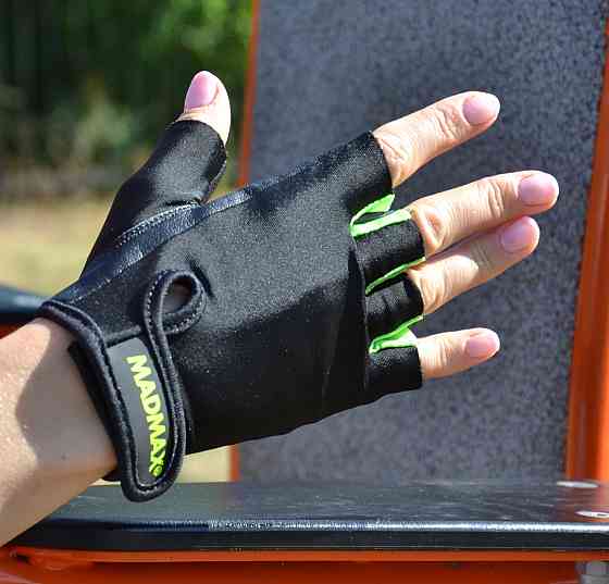 Перчатки для фітнесу MadMax MFG-251 Rainbow Green M Кам'янське