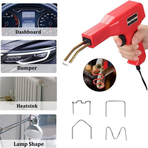 Электрический паяльник для пайки пластмассы, бамперов H50 + 200 скоб BU-14 Киев - изображение 3