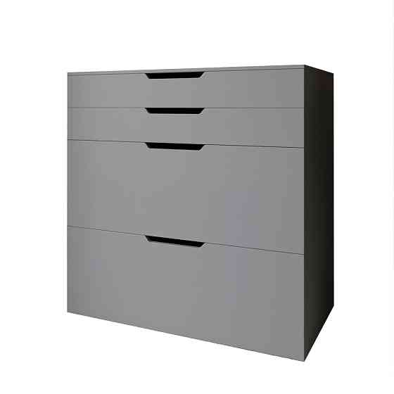 Комод-трюмо із дзеркалом, нішею під сидінням та шухлядою LION Азія Антрацит (LION-041662) ТОП Львів