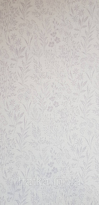 Обои виниловые на флизелине Rasch County Living метровые цветы мелкие прованс сиренево- серые на белом Киев - изображение 3