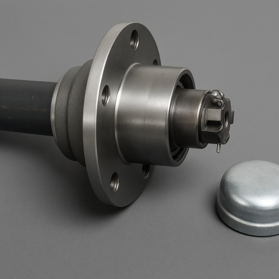 Балка 155 см посилена маточина 2101 на причіп під жигулівське колесо (∅ 48 мм) Вінниця