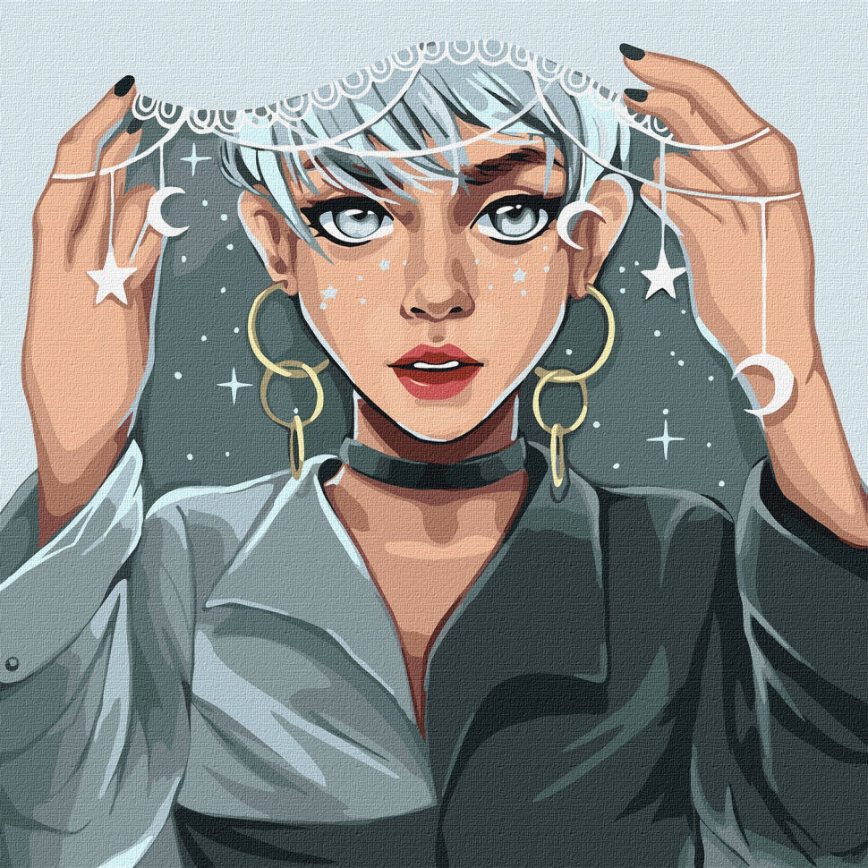 Картина за номерами "Хранителька снів" KHO4894 40х40 см Вінниця - фото 1