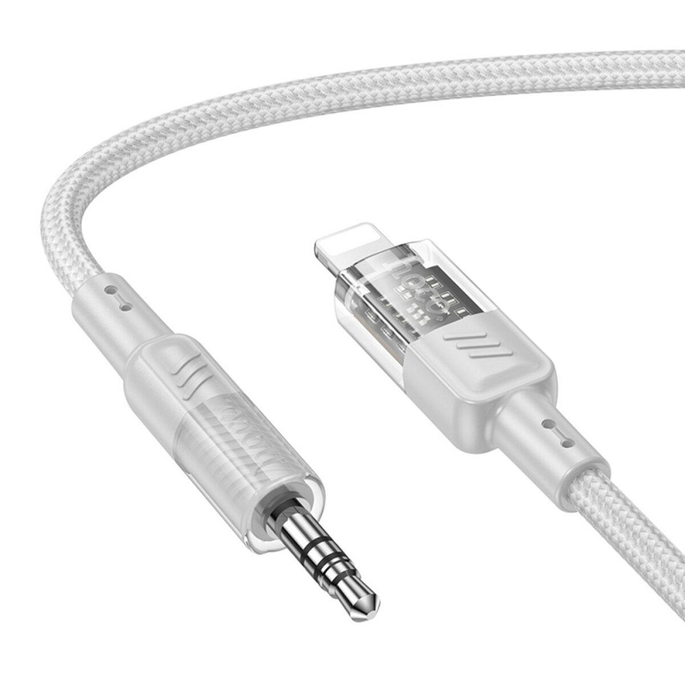 Аудiо кабель HOCO UPA27 Spirit transparent digital audio conversion cable iP Black 6942007612524 Одеса - фото 2
