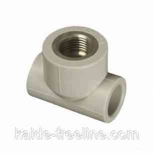 Тройник полипропиленовый  резьба внутреняя ∅ 20 1/2 Харьков