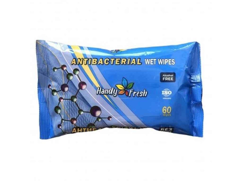 Вологі серветки для дітей 60 Baby Antibac ТМ Handy fresh   Solmir Київ - фото 1