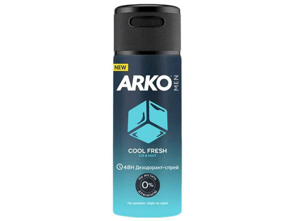 Дезодорант-антиперспирант 150мл Cool Fresh спрей ТМ ARKO Киев - изображение 1