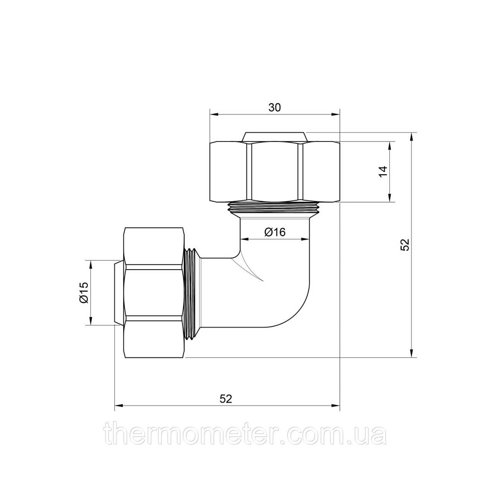 Уголок обжимной Thermo Alliance Standart 20 SD155W2020 Киев - изображение 2