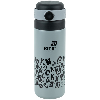 Термос Kite 500 мл, сірий (K25-1222-2) Вінниця - фото 1