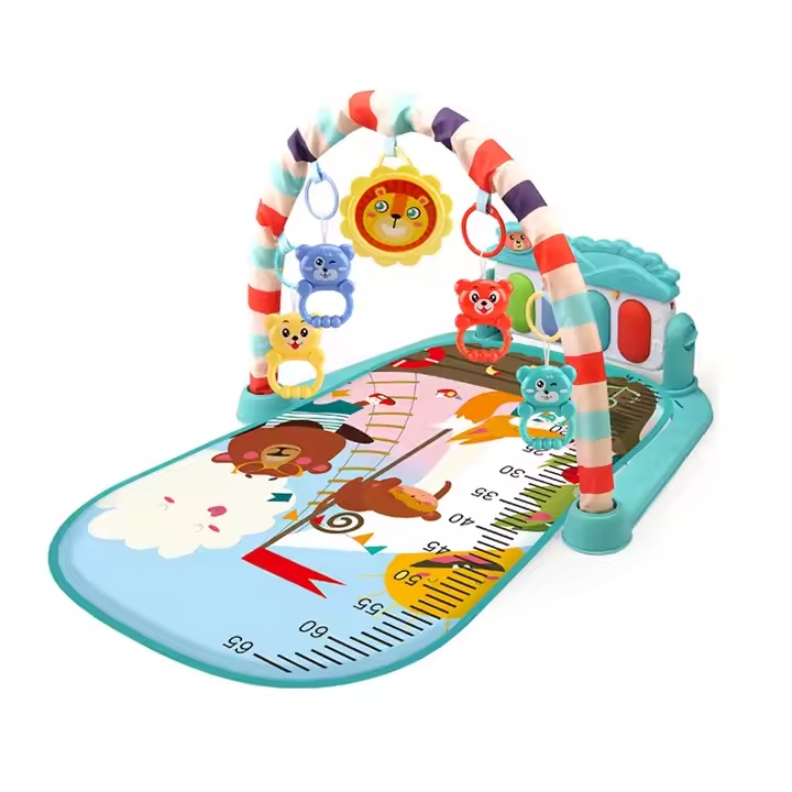 Дитячий ігровий килимок з музичним піаніно, іграшками, шкалою росту, дизайн корабель, килимок для малюків Кам'янець-Подільський - фото 2