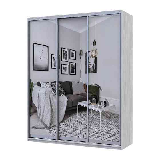 Шкаф купе Doros Сити Лайт Сосна Натти 3 Зеркала 180х60х225 (DRS-011970) Днепр
