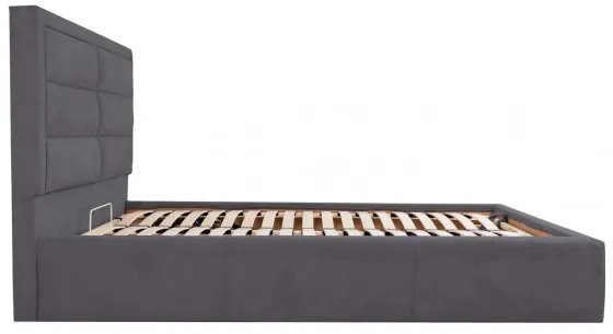 Кровать Orlando Standart 140 х 200 см Мисти Dark Grey Темно-серый Киев