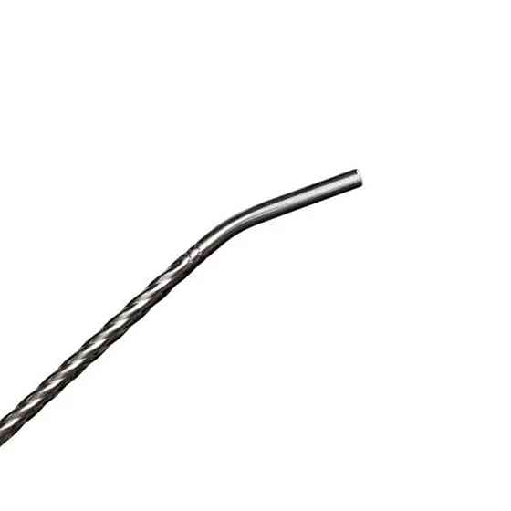 Yiwu Набір багаторазових ложок-трубочок 6 шт для напоїв 19.5 см зі щіткою для миття з нержавіюч Київ