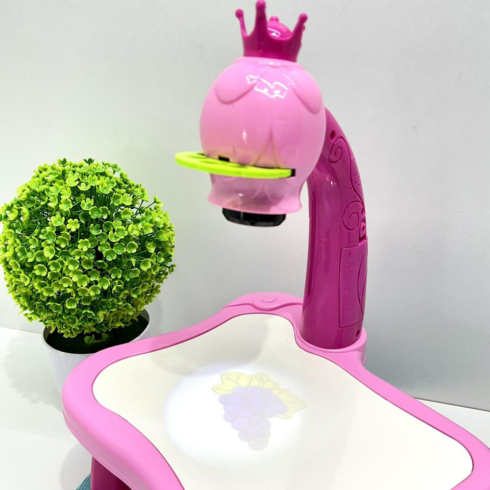 Проектор для малювання 24 листи фломастери 12 шт Блокнот Рожевий (AK 0001 AB) Чернигов - изображение 10