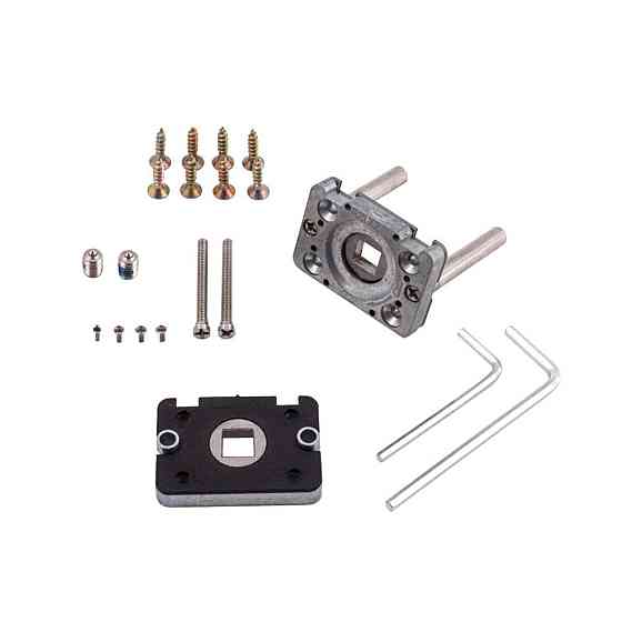 Дверна ручка на розетці M&T Minimal2.0 147902 Left TIN-A титан/латунь матова, в комплекті з WC Київ