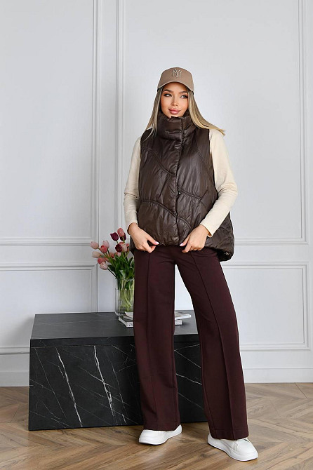 Брюки\ штаны палоццо женские  Jasmin, трикотаж Киев - изображение 3