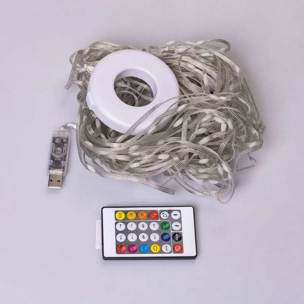 Garlando Розумна гірлянда Smart 200 LED довжина 2 м з керуванням зі смартфона прозора, мультико Коломия - фото 9