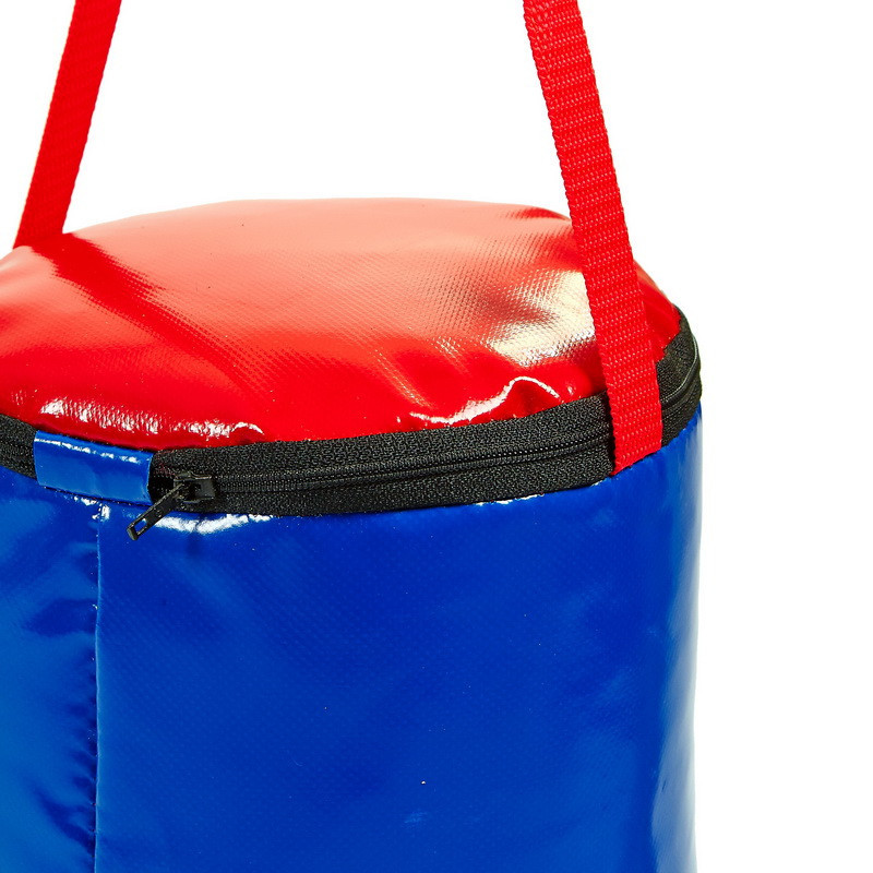 Мешок боксерский Цилиндр ременное крепл. ПВХ SPORTKO MП-10 (d-19см,вес-3кг, h-40см) Вишнёвое - изображение 3