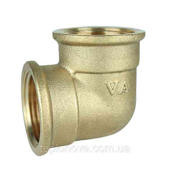 Кутник латунный 1″ВР х 1″ВР штампований А0128-1А ВА Черновцы