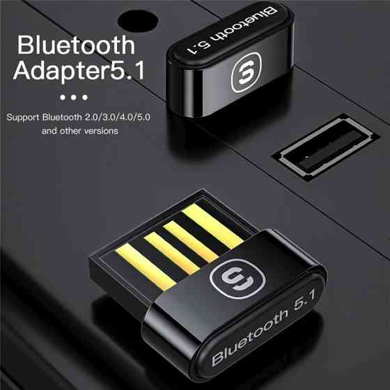Bluetooth адаптер ESSAGER Mini BT5.0 Adapter Black EBT50-MN01 Одеса