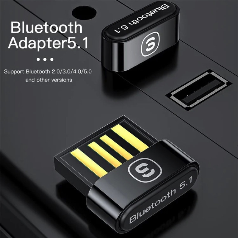 Bluetooth адаптер ESSAGER Mini BT5.0 Adapter Black EBT50-MN01 Одеса - фото 3