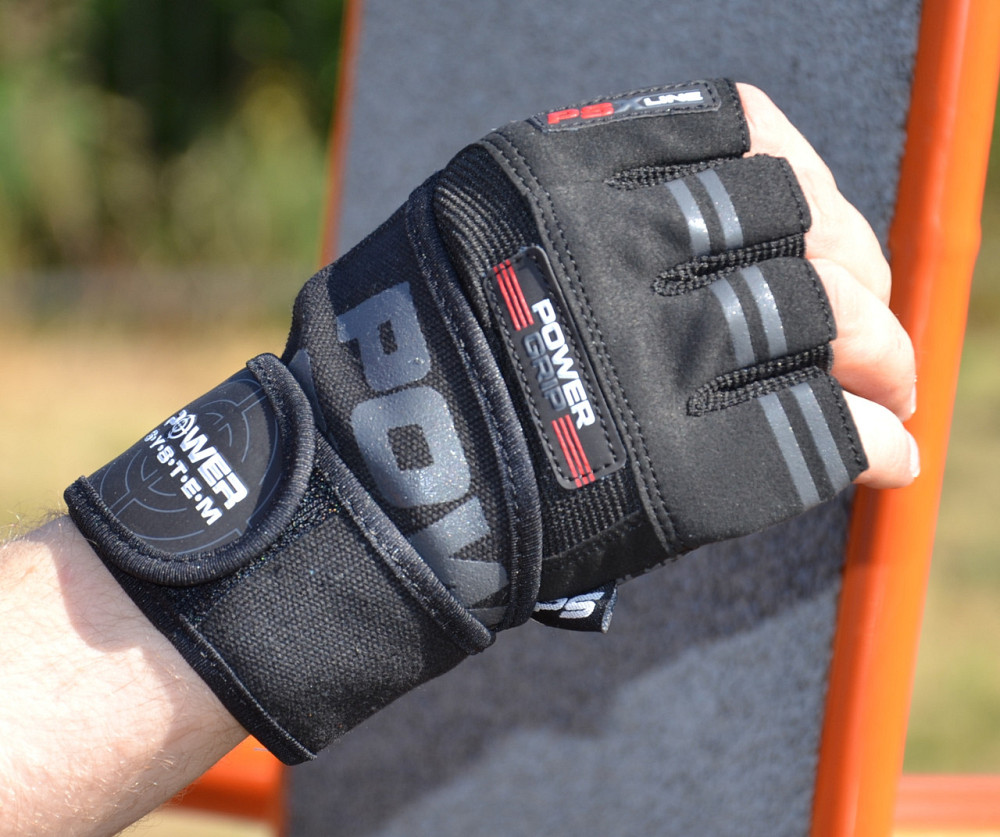 Рукавички для фітнесу Power System PS-2800 Power Grip Black M Киев - изображение 2