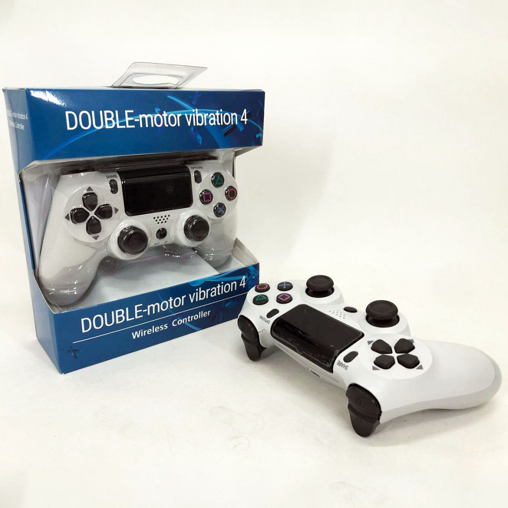 Джойстик DOUBLESHOCK для PS 4, бездротовий ігровий геймпад PS4/PC акумуляторний джойстик. Колір білий FD-39 Івано-Франківськ - фото 10