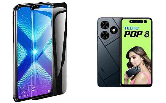 Защитное стекло NeoGlass для Tecno POP 8 – ультрапрозрачное и устойчивое Киев