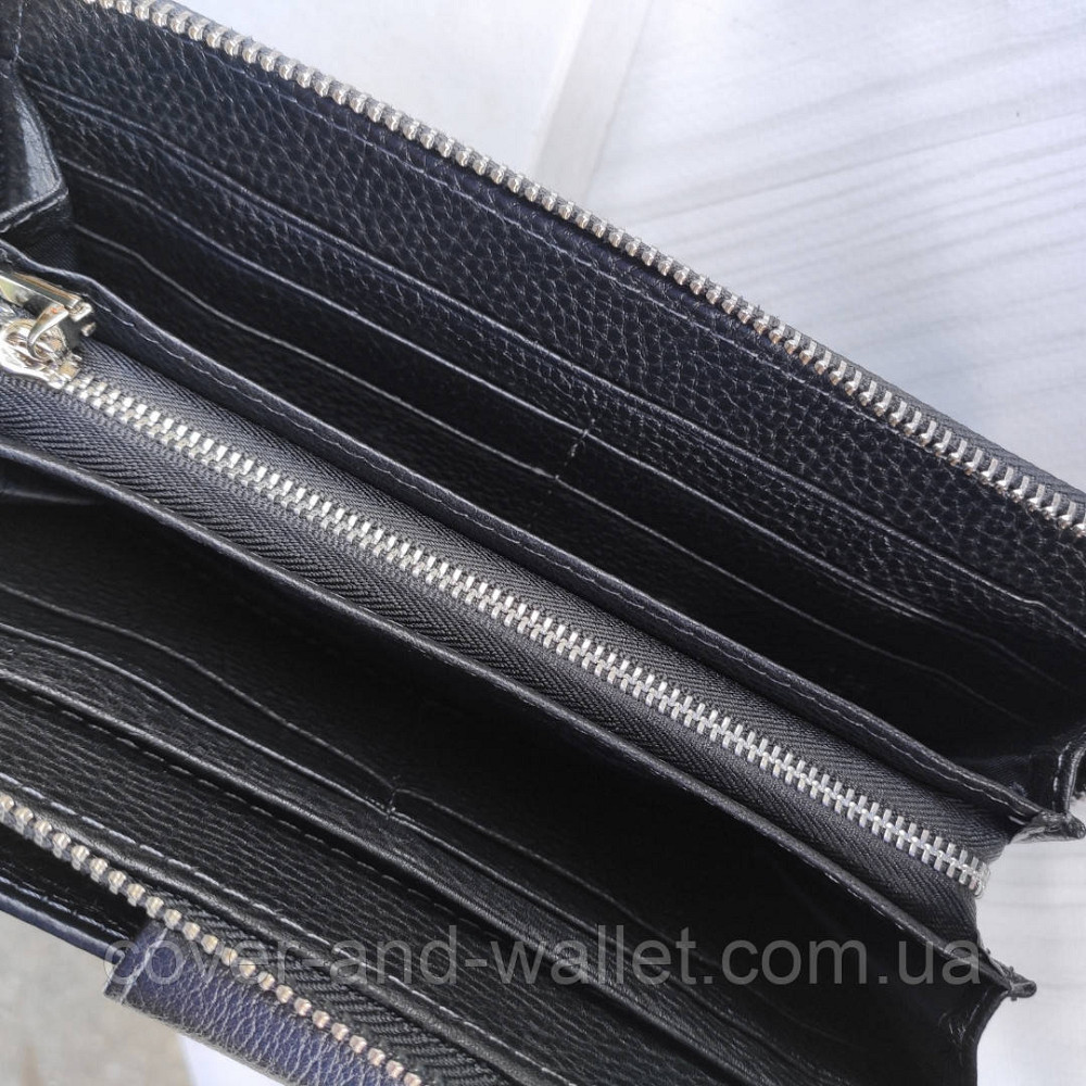 Кожаный мужской кошелек клатч на магнитной застежке Marco Coverna MC 7m-183 Киев - изображение 8