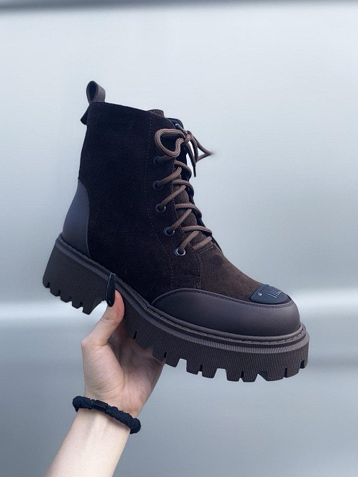 Steffe Черевики жіночі Steffe 25125 шоколадні (зима, шкіра+замша натуральна) (6116) Коломия - фото 2