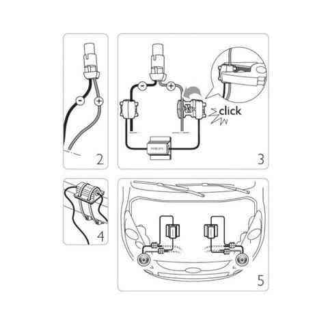 Адаптери опору/обманки OSRAM LEDCCU02-2HFB LEDriving Canbus для LED ламп P21W/W21W (2 шт) Харків
