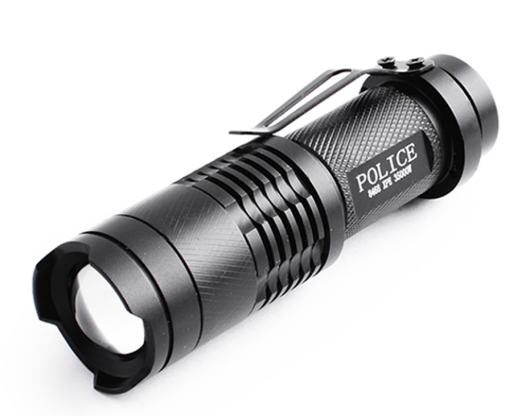 Світлодіодний Ліхтарик ручний BL 525 на батарейках 300лм, 3 режими свічення з оптичним зумом5389 Одеса - фото 2