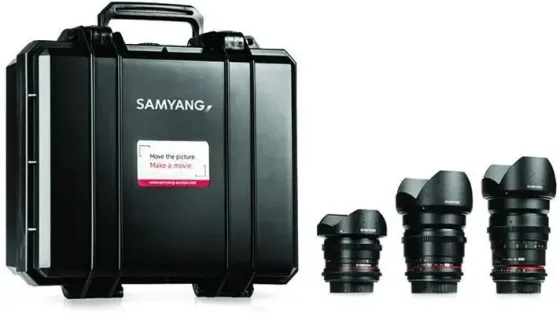 Объектив Samyang VDSLR Cinema Kit 3 (8mm, 16mm, 35mm) do Nikon Киев