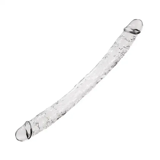 Прозорий двосторонній фалоімітатор Alive Supreme Jelly Dildo Львів