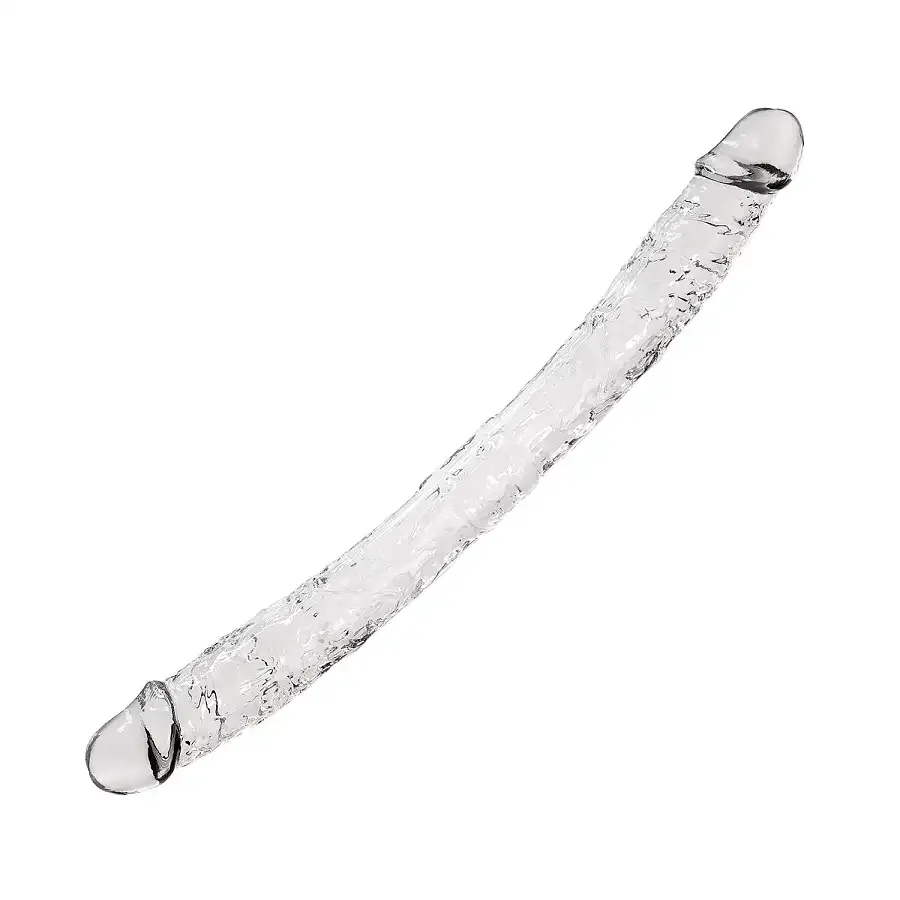 Прозорий двосторонній фалоімітатор Alive Supreme Jelly Dildo Львів - фото 1