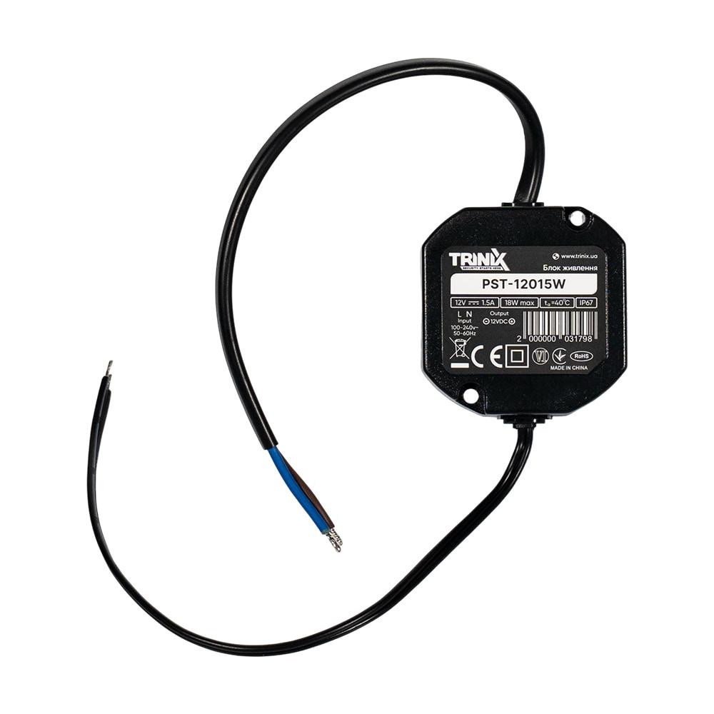 Блок живлення Trinix PST-12015W 12V/1.5A вологозахищений IP67 (41-00050) Київ - фото 3