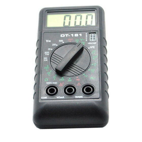Мультиметр цифровий тестер амперметр DT-181, Мультиметр тестер вимірювальний, RM-287 Смарт мультиметр Київ - фото 3