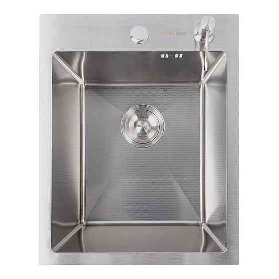 Мийка кухонна нержавіюча сталь для кухні VALESO 40*50 DECOR Handmade 3.0/0.8 Коломия