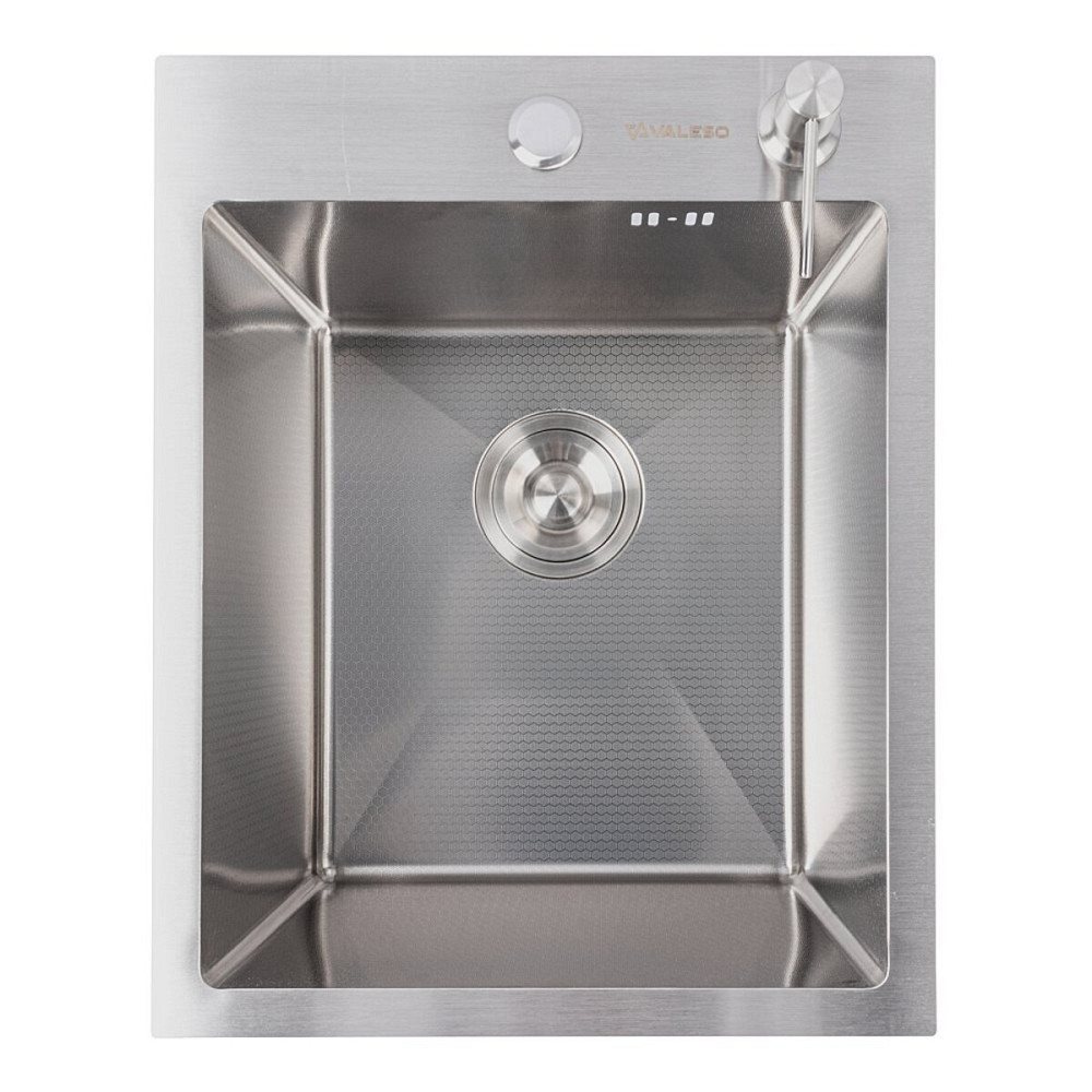 Мийка кухонна нержавіюча сталь для кухні VALESO 40*50 DECOR Handmade 3.0/0.8 Коломия - фото 6