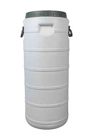 Пищевая бочка 50 л белая бидон  широкая горловина для молока и меда Днепр