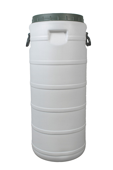 Пищевая бочка 50 л белая бидон  широкая горловина для молока и меда Днепр - изображение 2