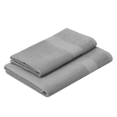 Рушник Ardesto набір махрових Essence 50х90 см, 70х140 см, 2шт, 100% бавовна, сірий (ART2358GR) Вінниця - фото 2