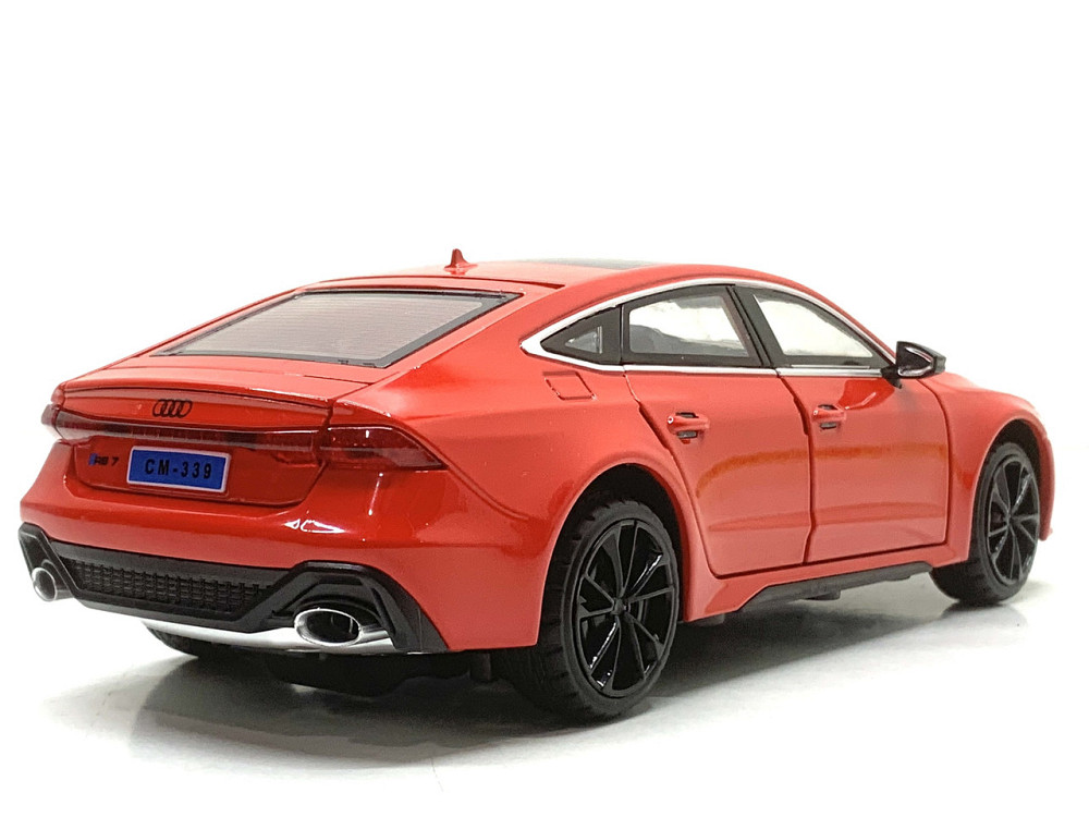 Машина Автосвіт Audi rs 7 інерційна відчиняються двері капот багажник 21см Червоний (AP-1963) Чернігів - фото 5